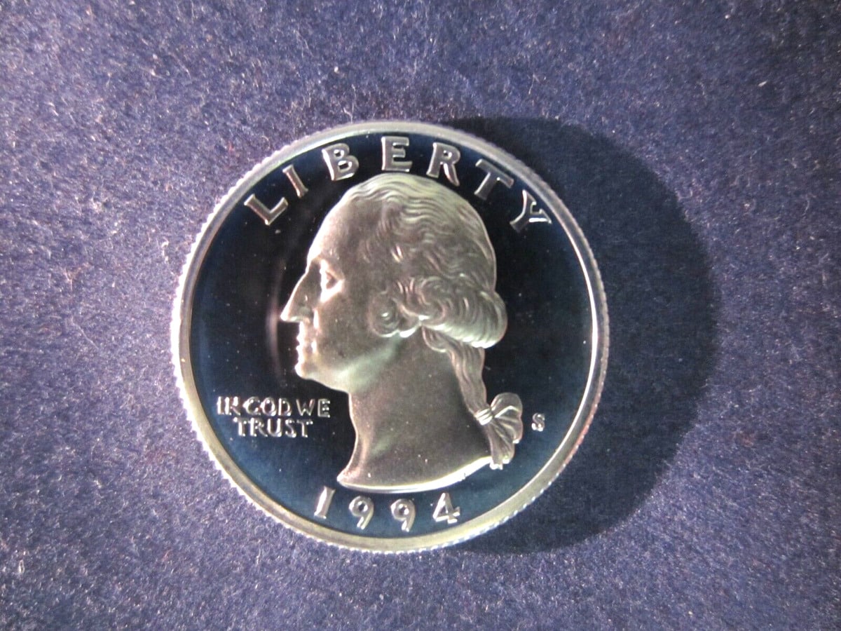 1994 Washington Quarter Grading Coin