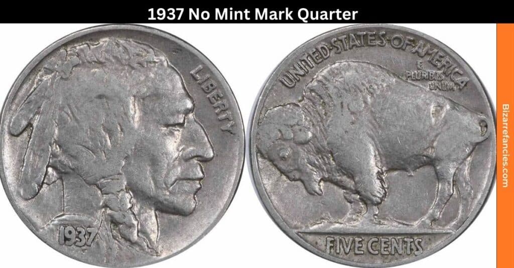 1937 No Mint Mark Quarter