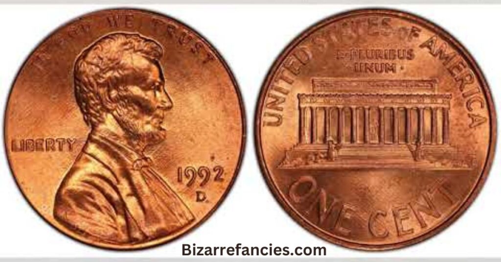 1992-D Close AM Penny