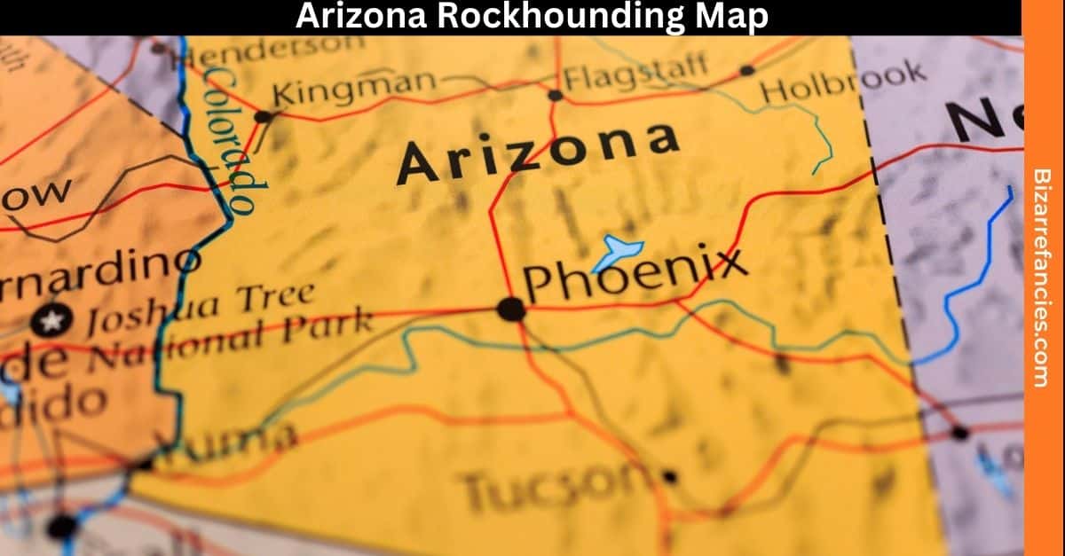 Arizona Rockhounding Map