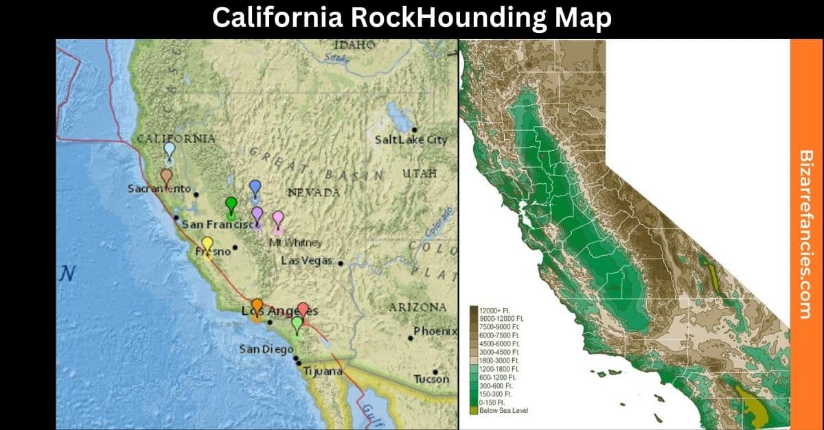 California RockHounding MapYour Comprehensive Guide