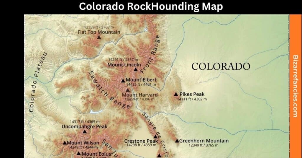 Colorado RockHounding Map