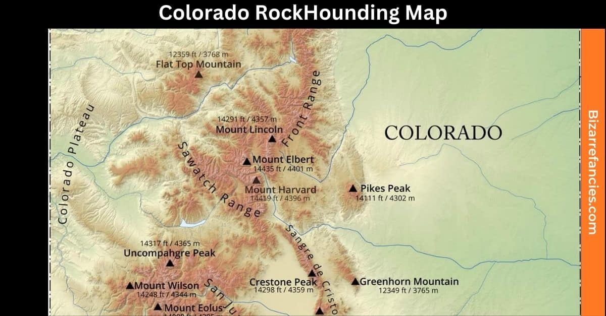 Colorado RockHounding Map