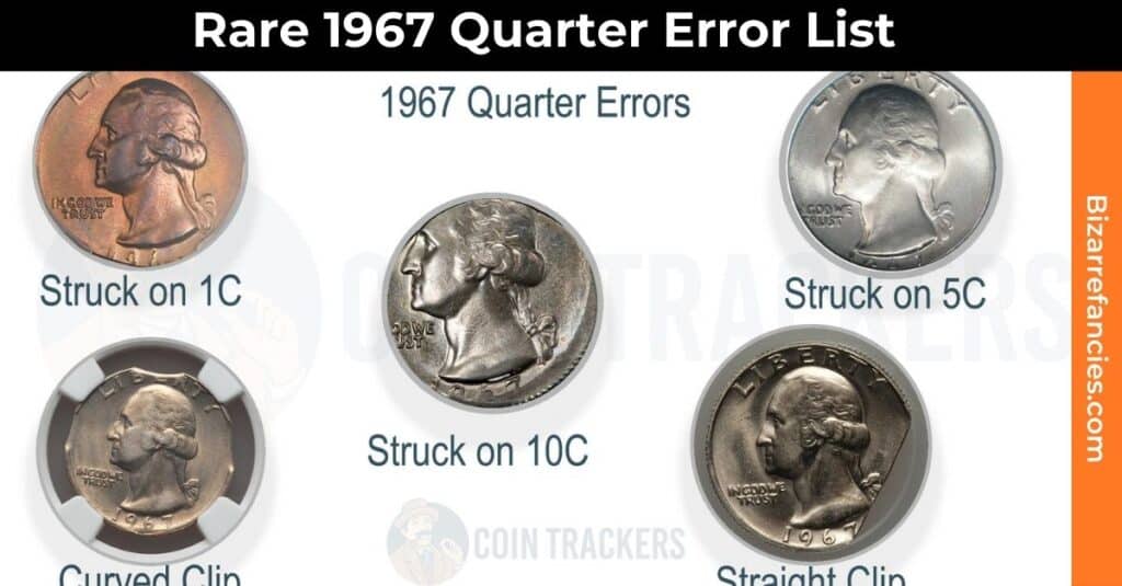 Rare 1967 Quarter Error List