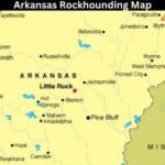 Arkansas Rockhounding Map