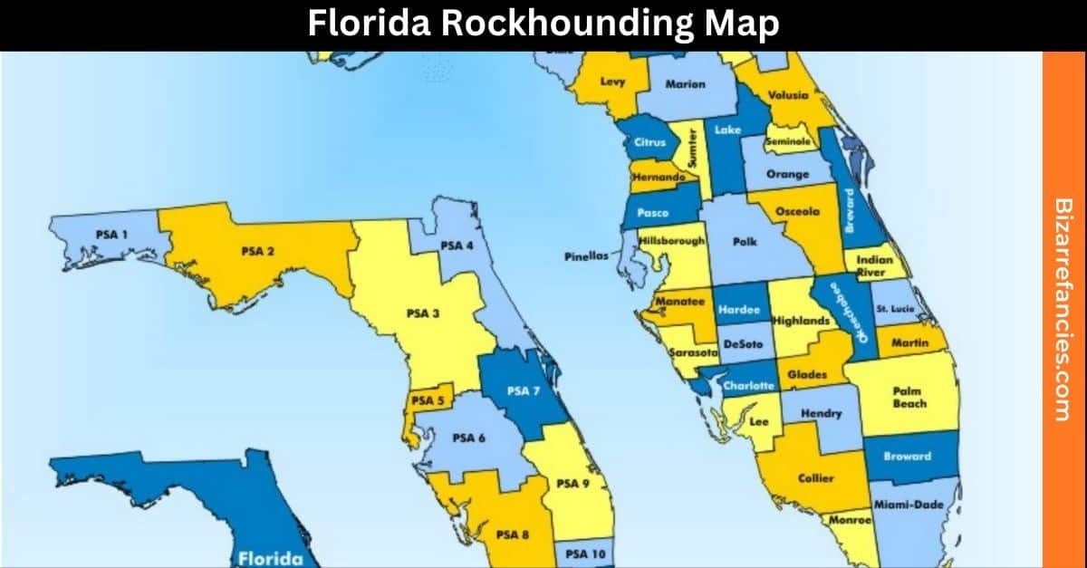 Florida Rockhounding Map