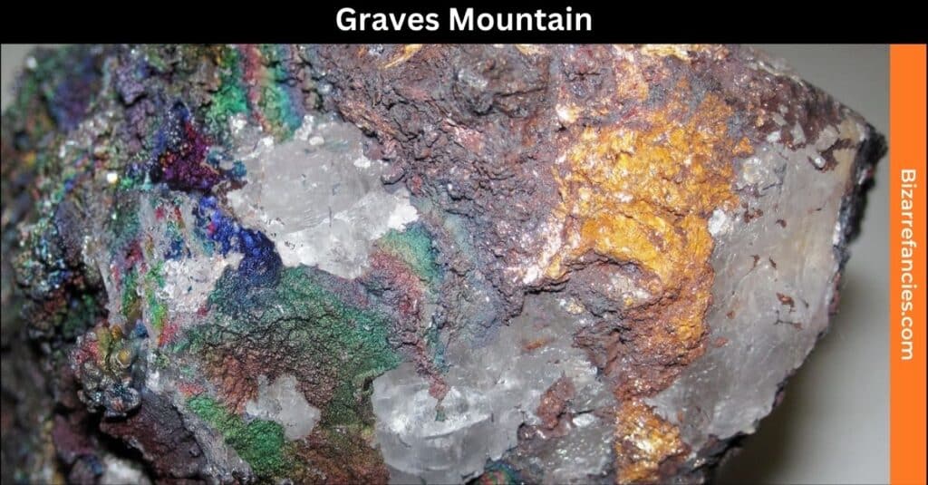 Graves Mountain Georgia Rockhounding Map