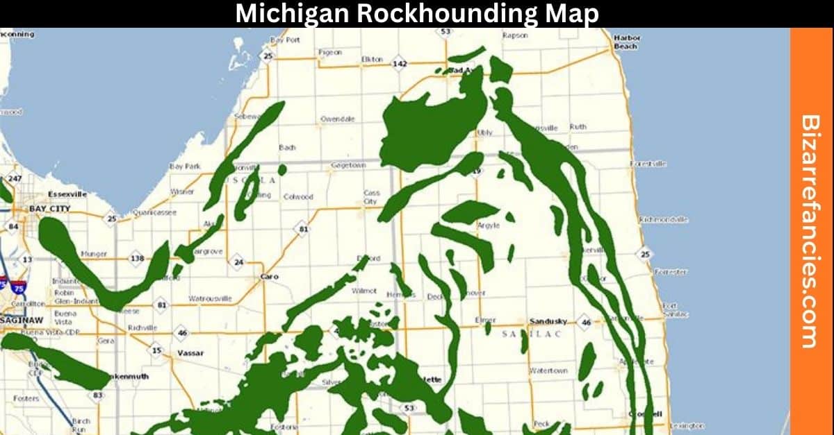 Michigan Rockhounding Map