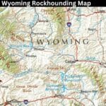 Wyoming Rockhounding Map